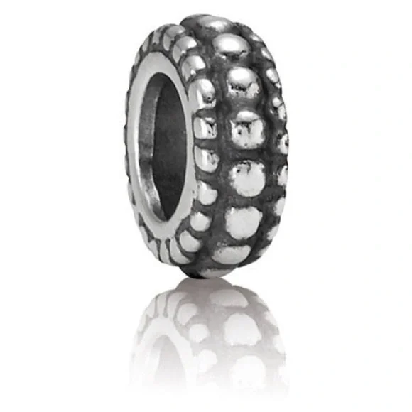 Authentic Pandora Silver Tires Silver Spacer - Picture 1 of 3